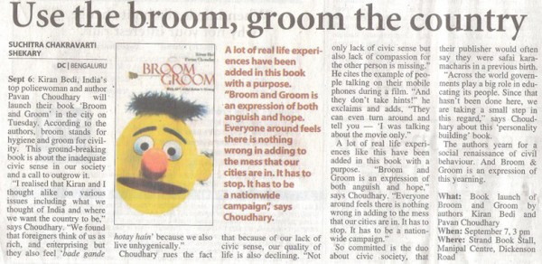 Use the broom,groom the country